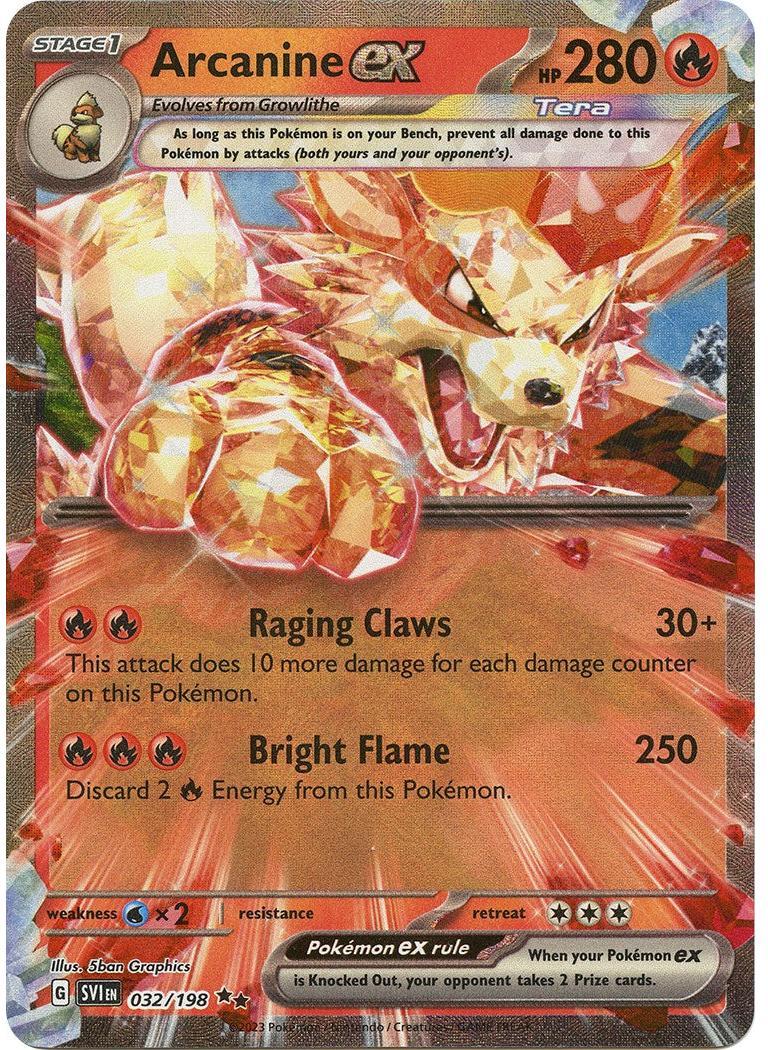 Arcanine ex - 032/198