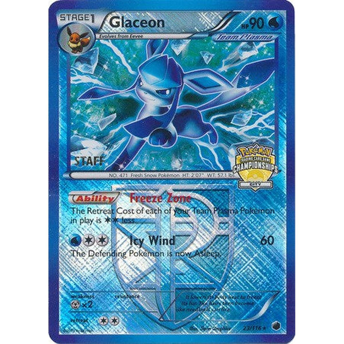 Glaceon - 23/116 (City Championships) [Staff]