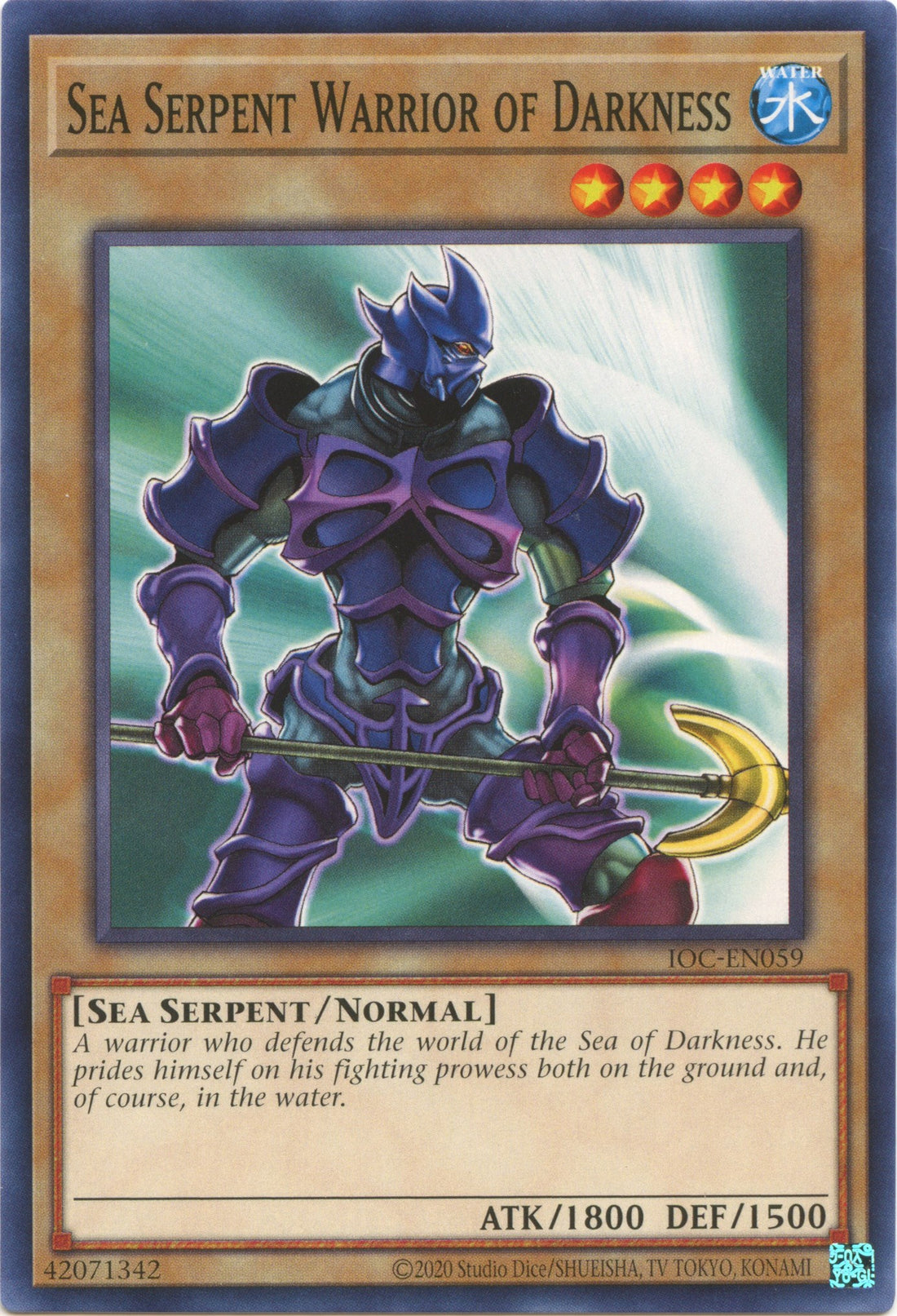 Sea Serpent Warrior of Darkness