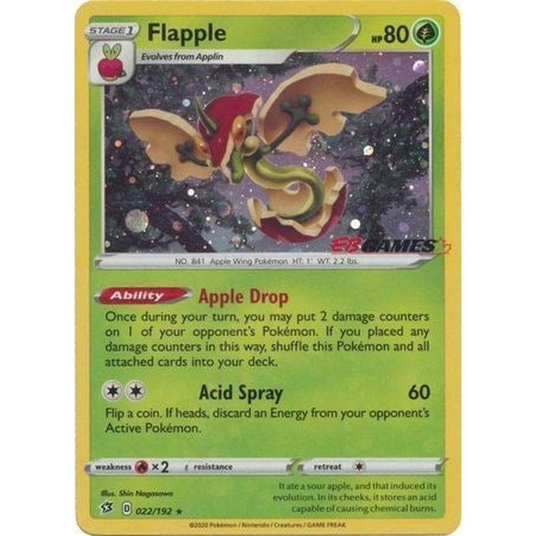 Flapple - 022/192 (EB Games Exclusive)