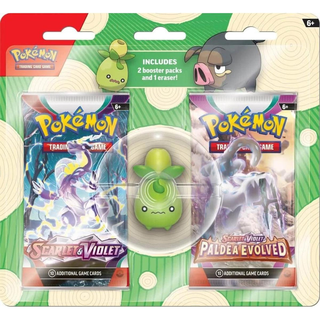 Pokemon TCG: Back to School Eraser Blister [Smoliv]