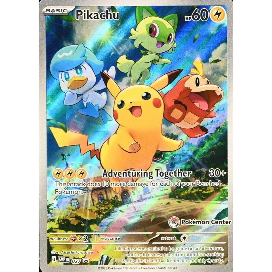Pikachu - 027 (Pokemon Center Exclusive)