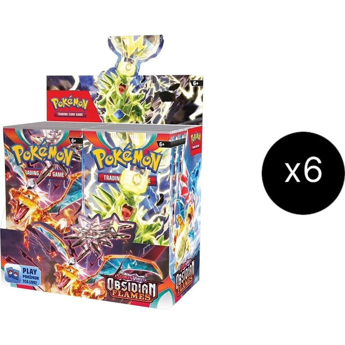 Obsidian Flames Booster Box Case
