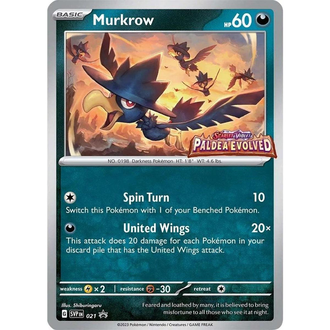 Murkrow - 021 (Prerelease)