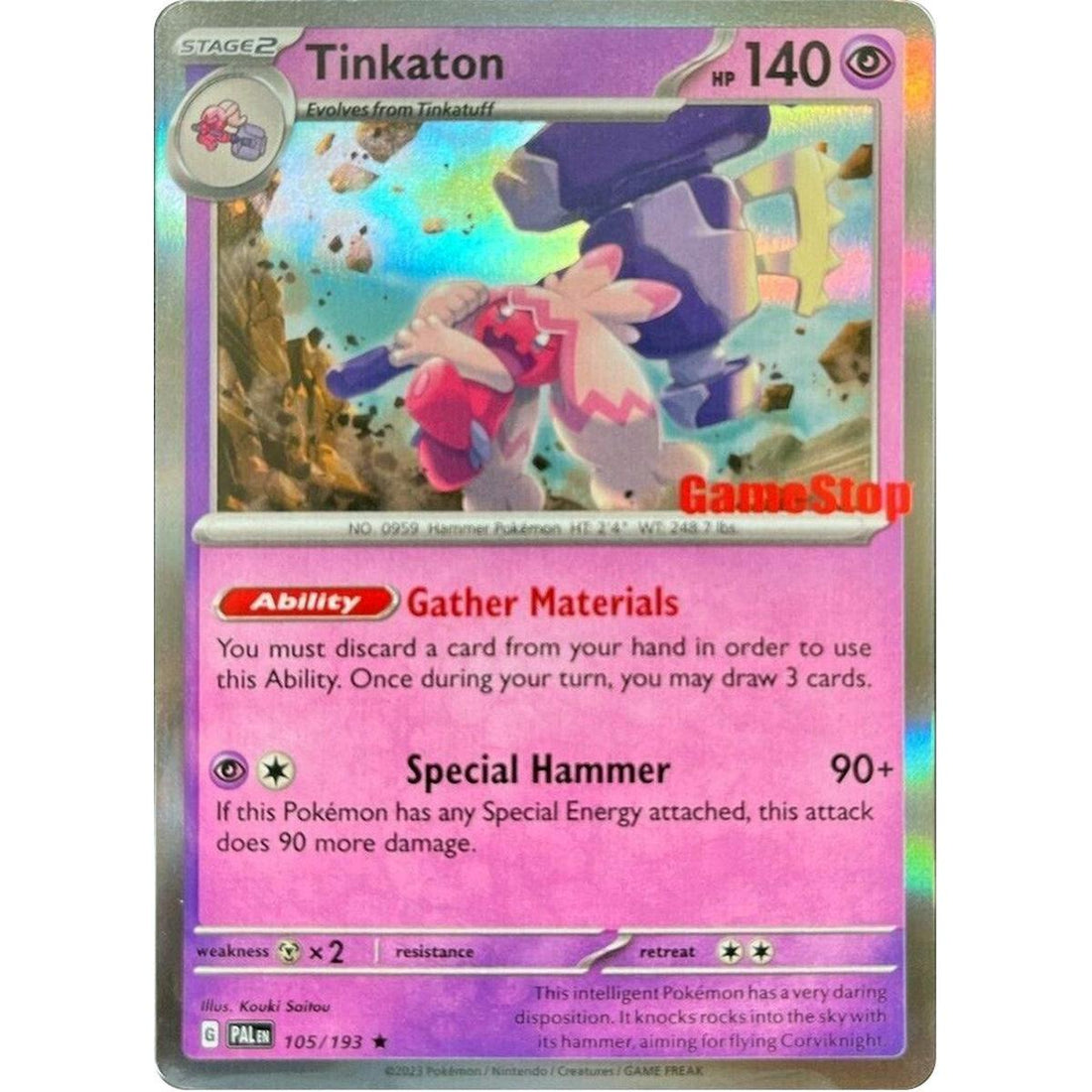 Tinkaton - 105/193 (GameStop Exclusive)