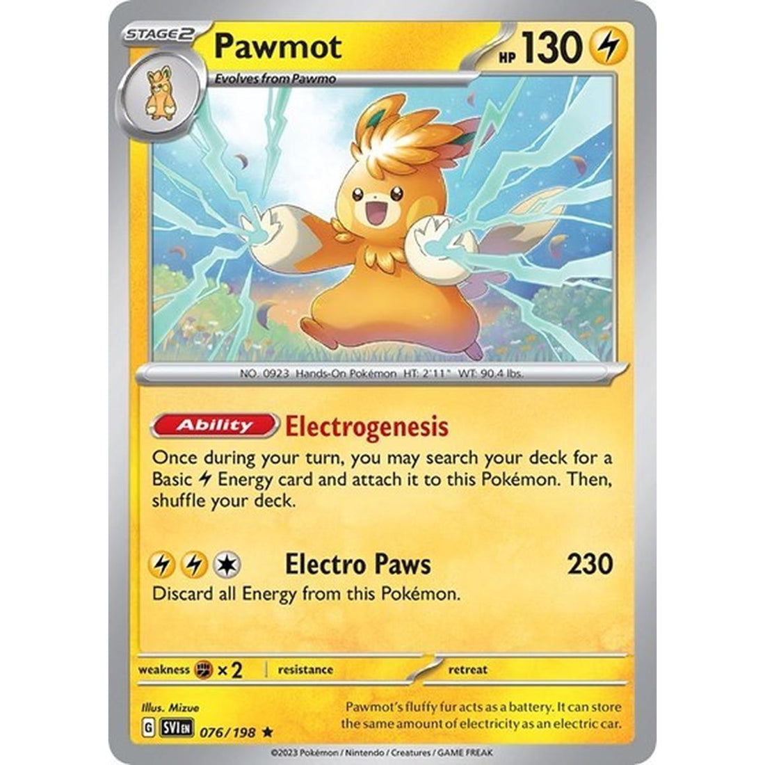 Pawmot - 076/198 (Line Holo)