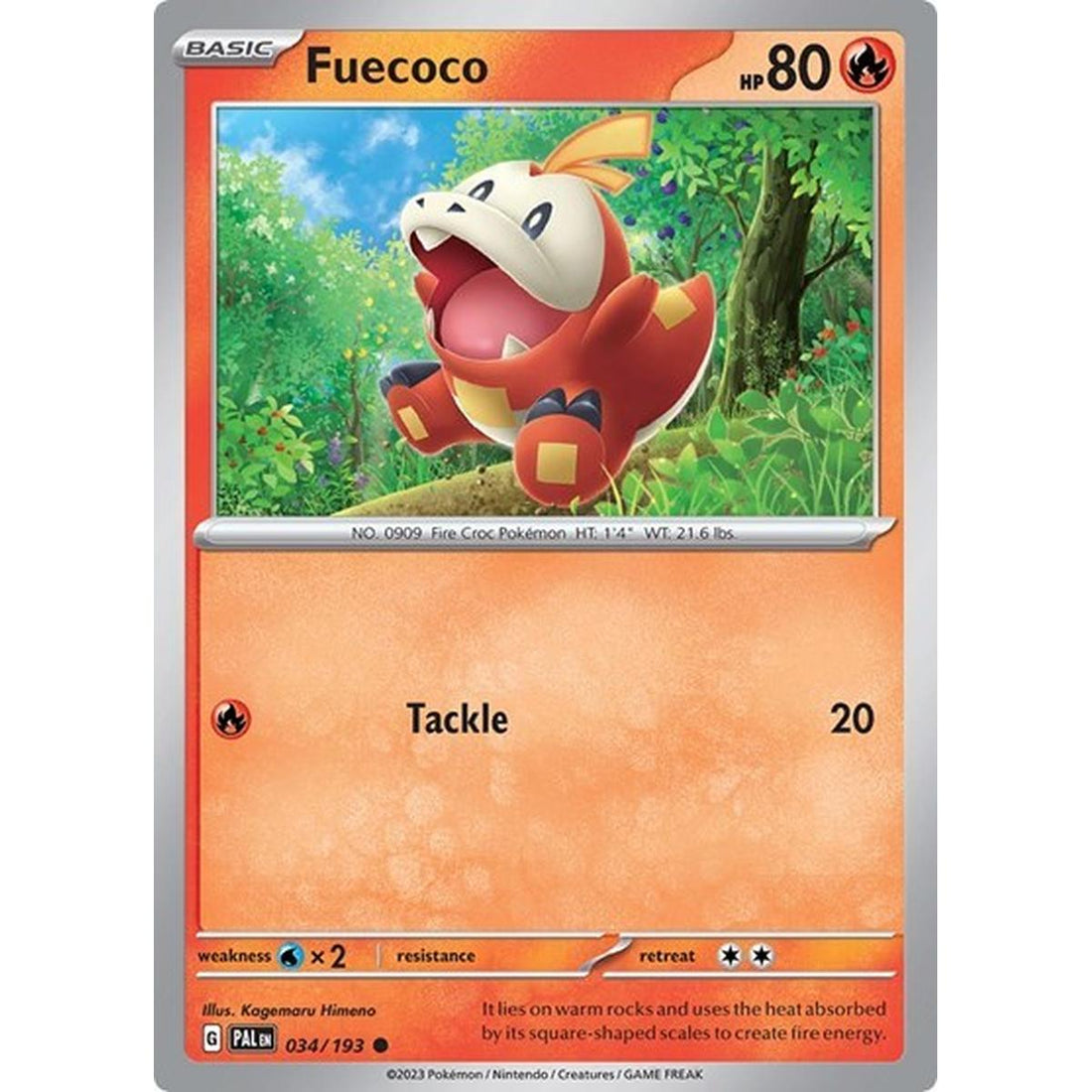 Fuecoco - 034/193 (Summer 2023 Collector Chest)