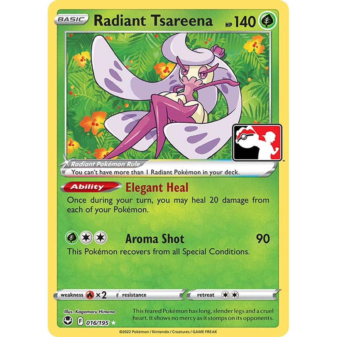 Radiant Tsareena - 016/195