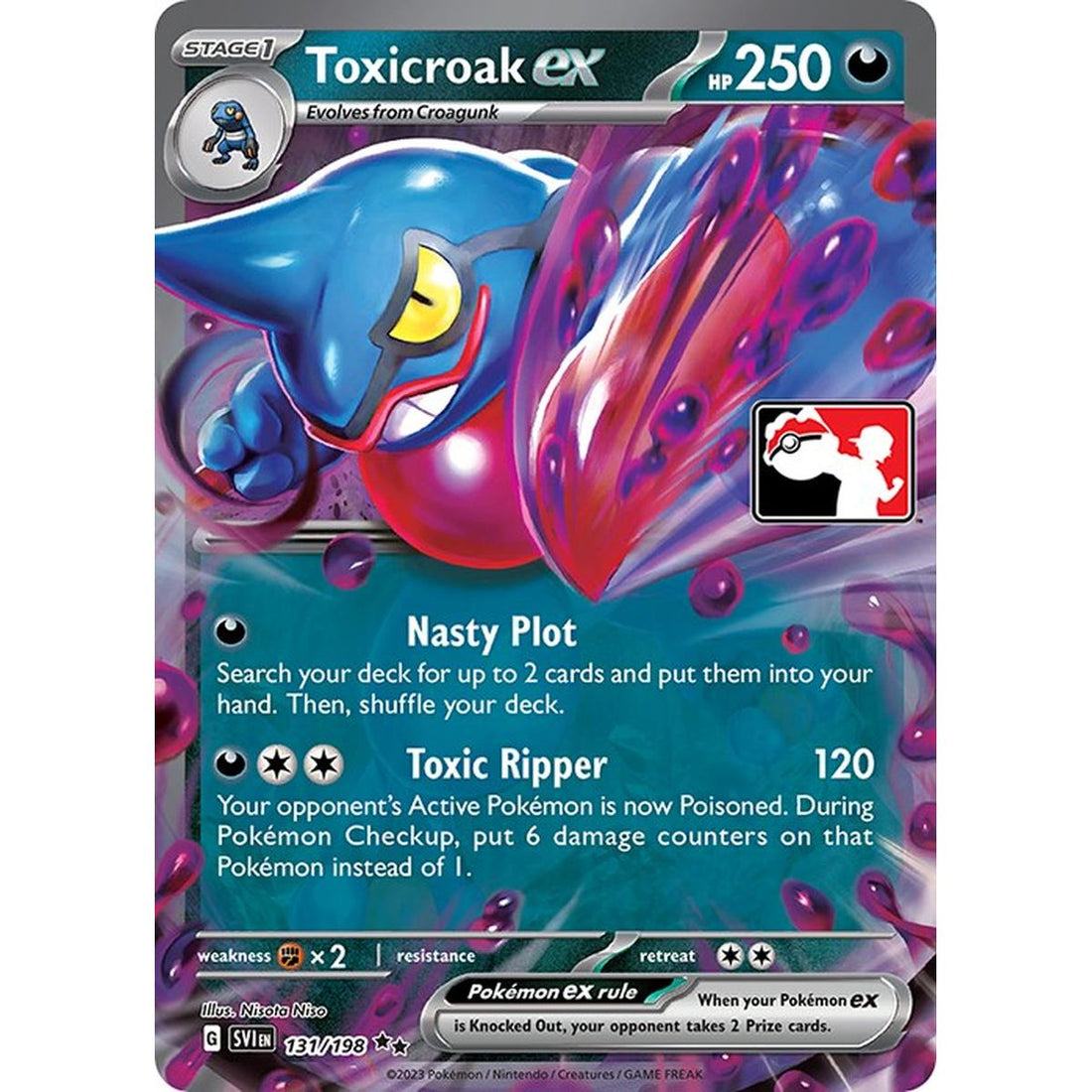 Toxicroak ex - 131/198
