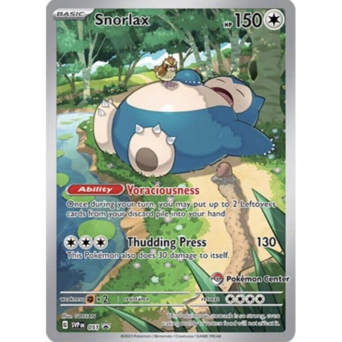 Snorlax - 051 (Pokemon Center Exclusive)