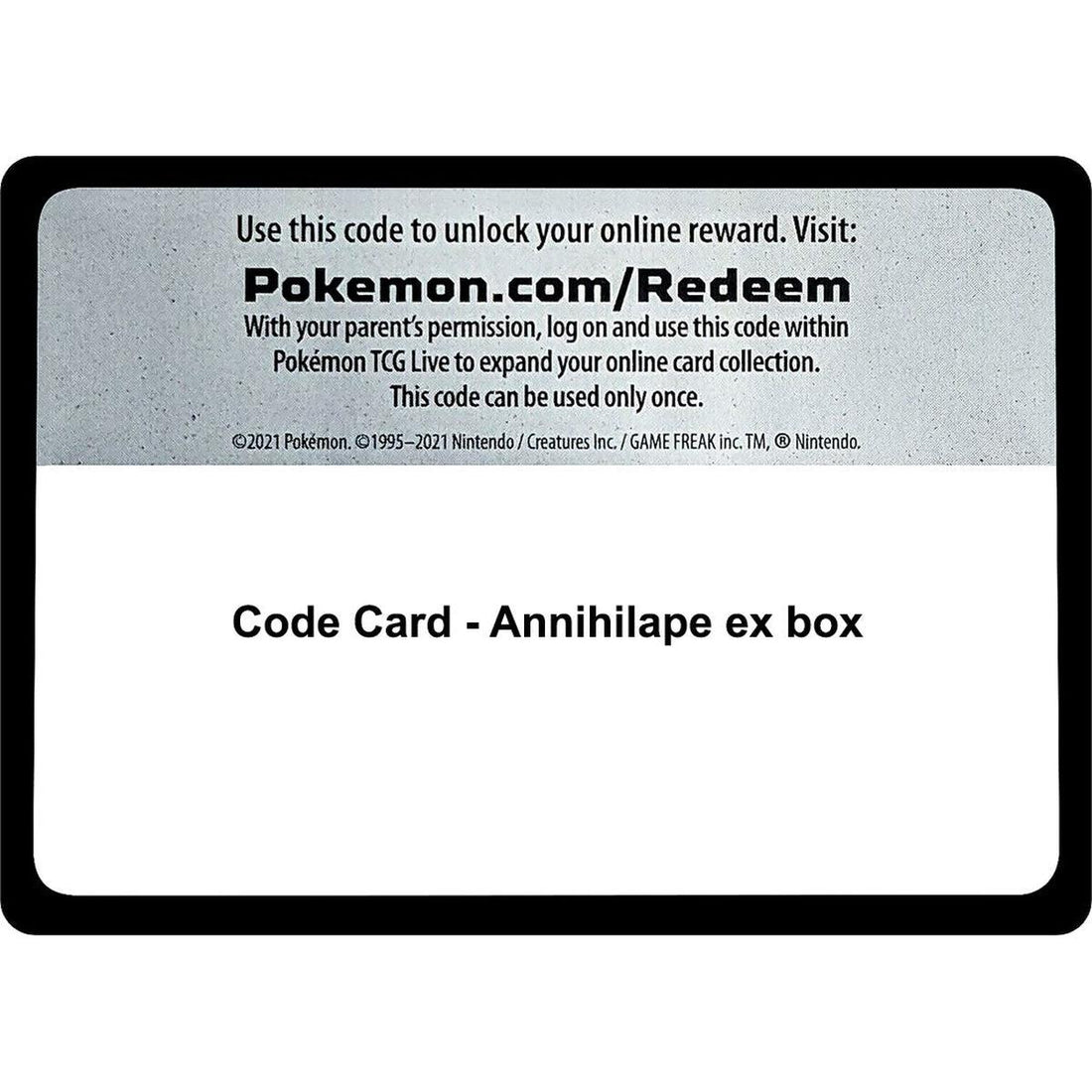 Code Card - Annihilape ex box