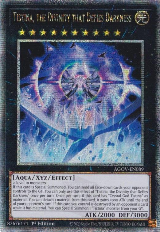 Tistina, the Divinity that Defies Darkness (Quarter Century Secret Rare)
