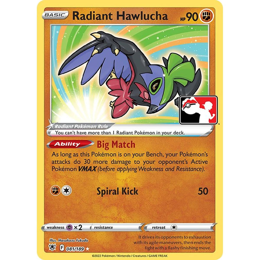 Radiant Hawlucha - 081/189