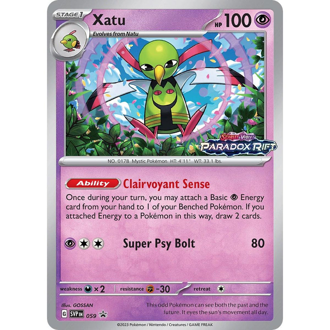 Xatu - 059 (Prerelease)