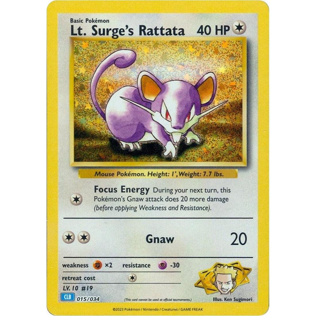 Lt. Surge's Rattata