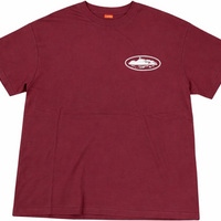Corteiz Alcatraz Tee Maroon