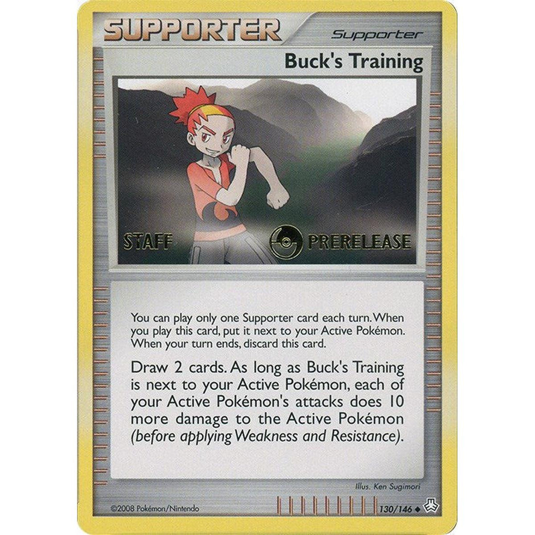 Buck's Training - 130/146 (Prerelease) [Staff]