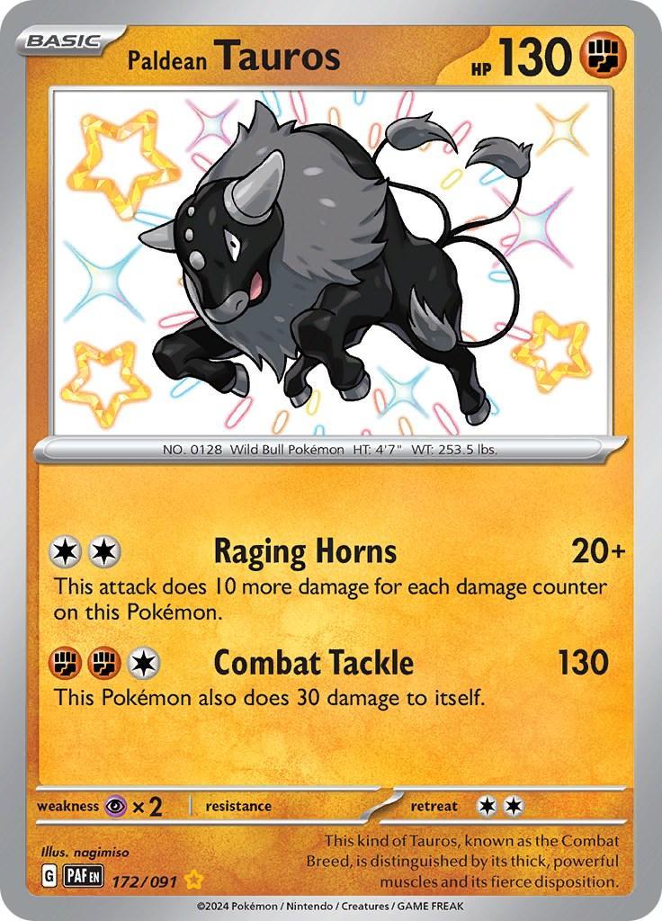 Paldean Tauros - 172/091