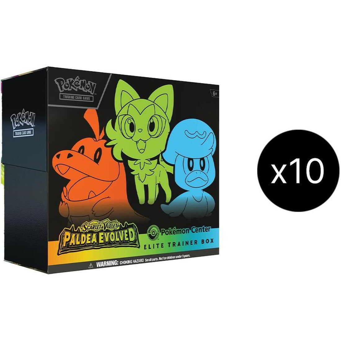 Paldea Evolved Pokemon Center Elite Trainer Box (Exclusive) Case
