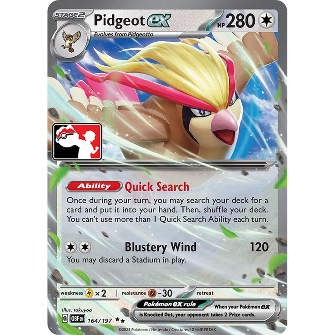 Pidgeot ex - 164/197