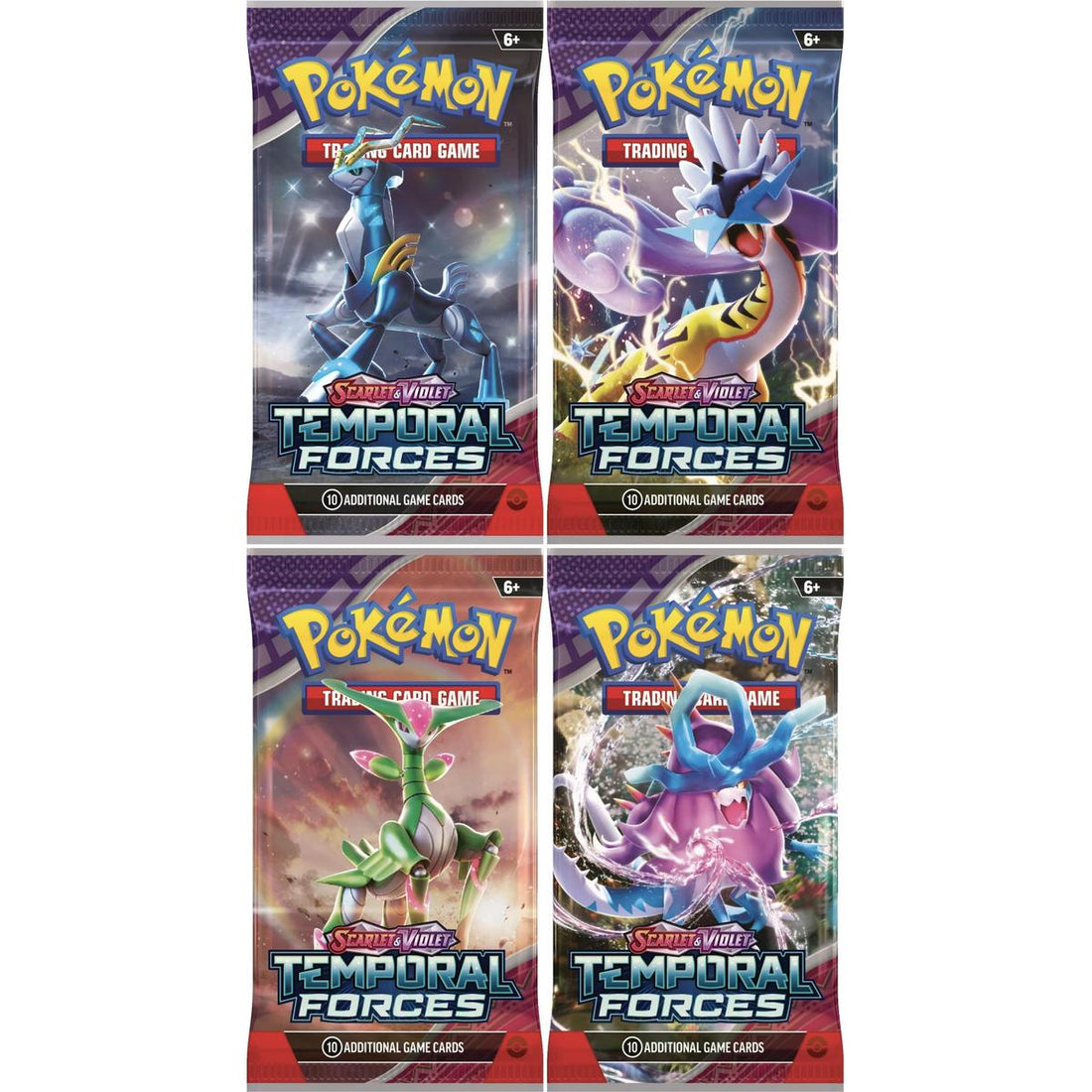 Temporal Forces Booster Pack Art Bundle [Set of 4]