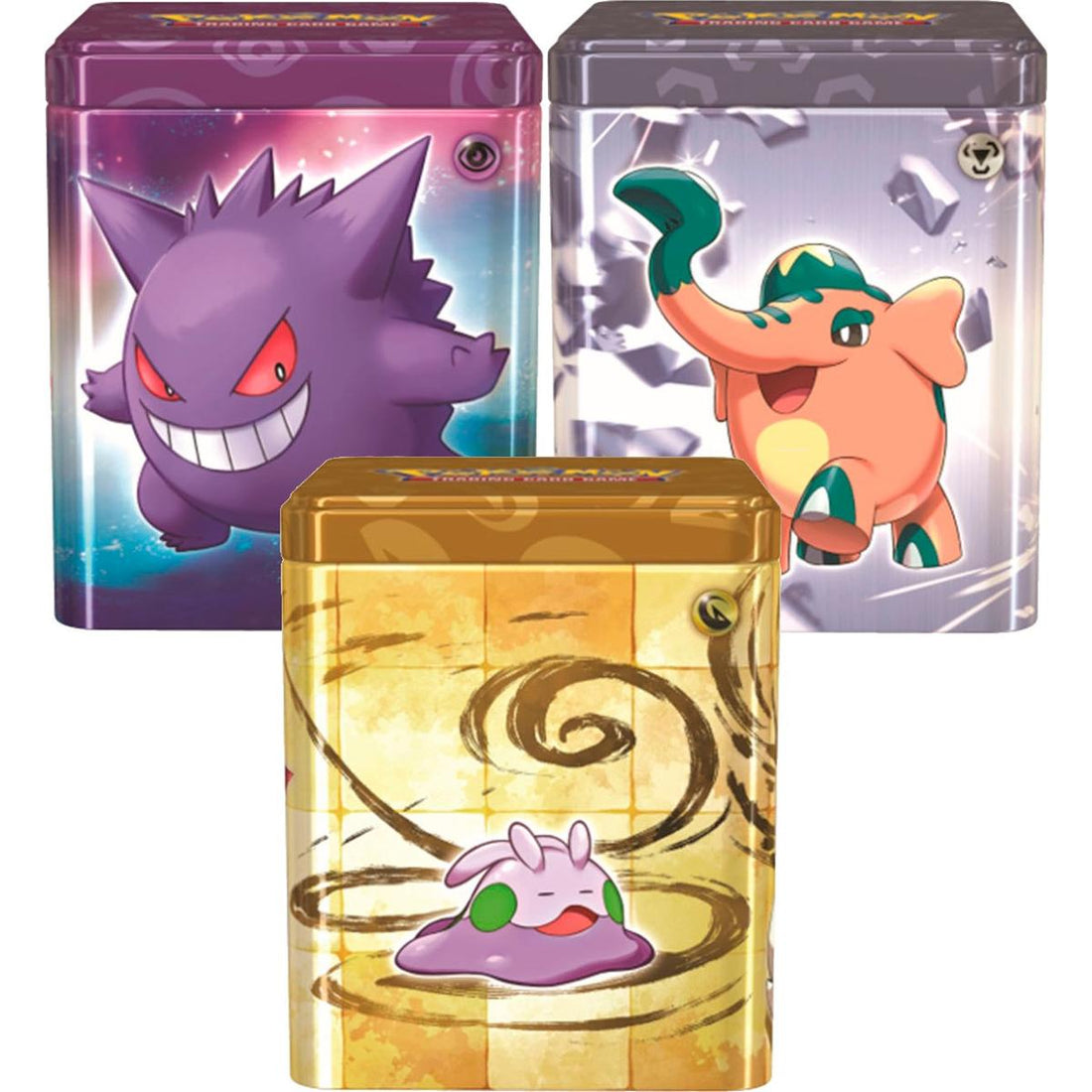 Pokemon Stacking Tins [Set of 3] (Psychic, Metal, and Dragon)