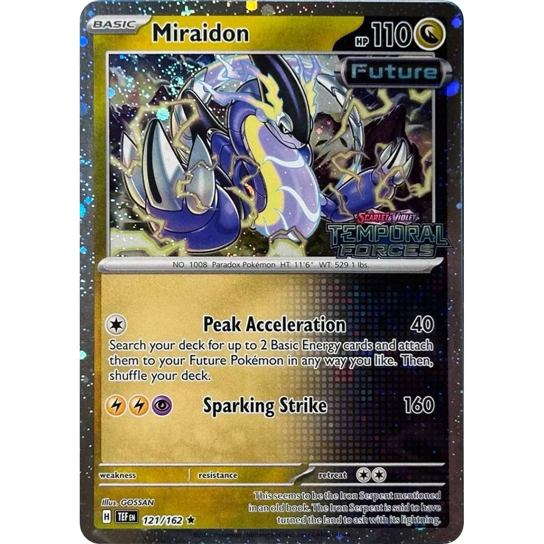 Miraidon - 121/162 (Cosmos Holo) (Best Buy)