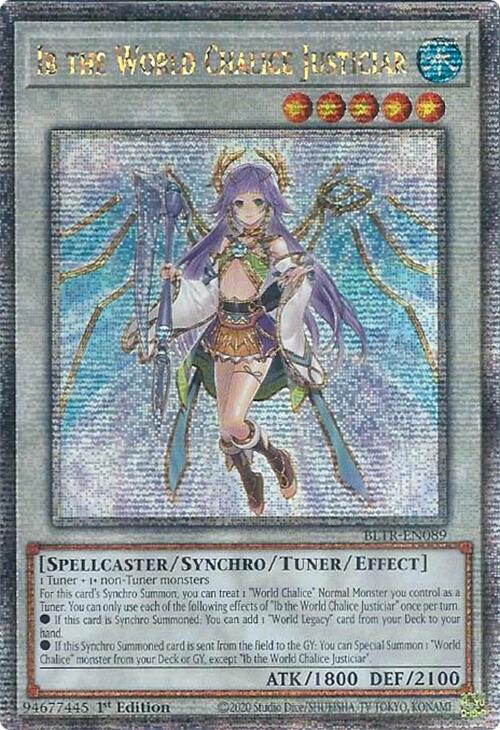 Ib the World Chalice Justiciar (Quarter Century Secret Rare)