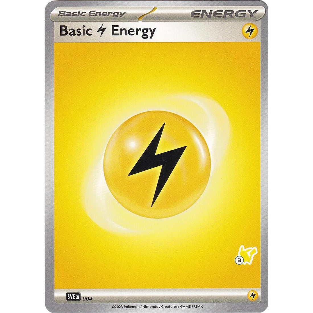 Basic Lightning Energy - Pikachu 3