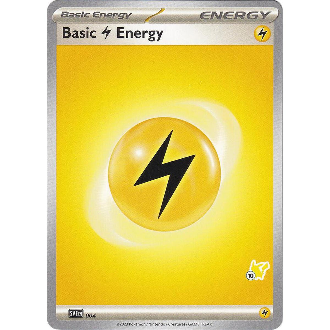 Basic Lightning Energy - Pikachu 10
