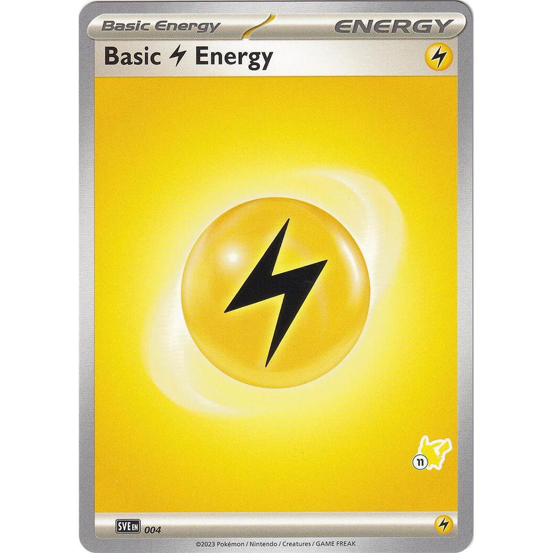 Basic Lightning Energy - Pikachu 11