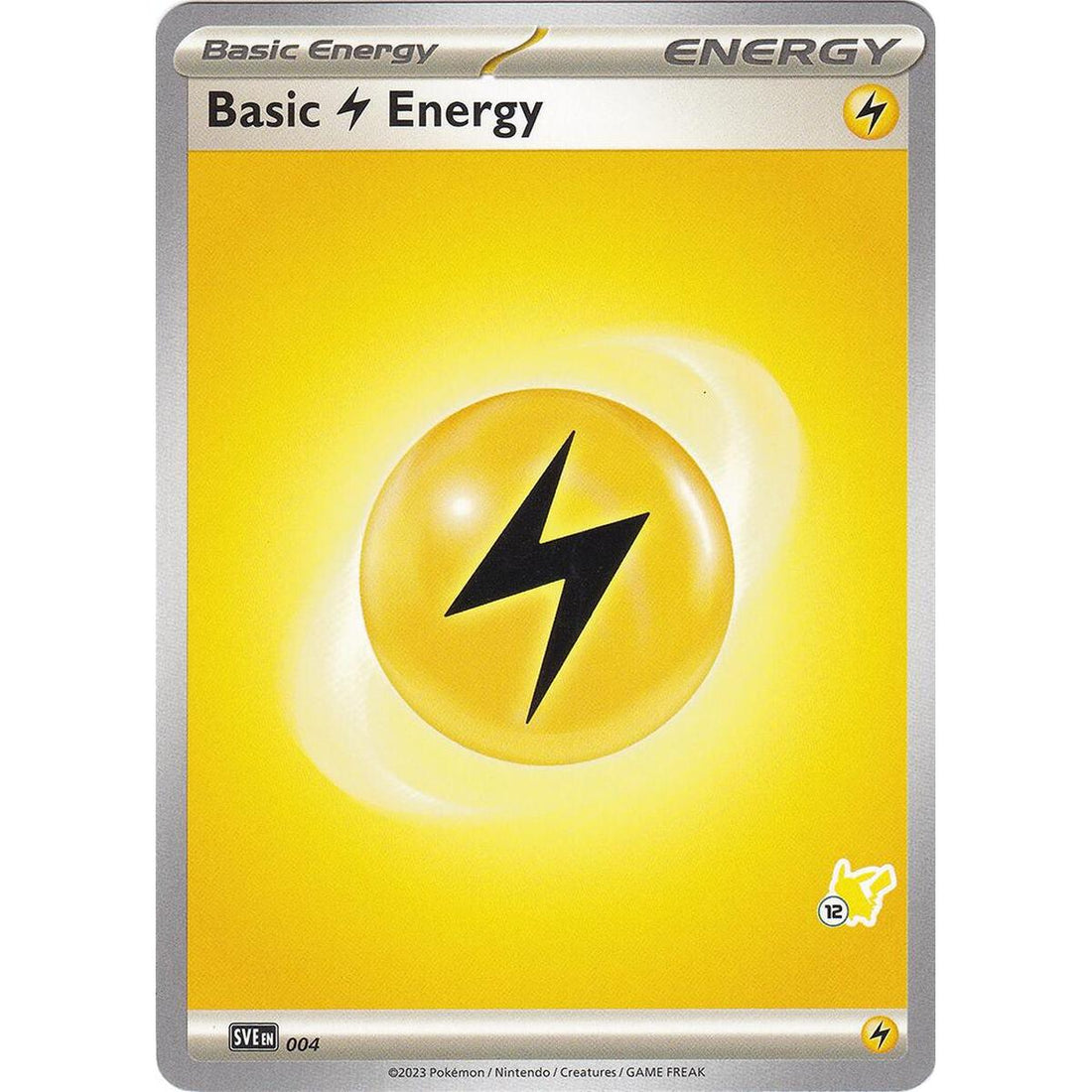Basic Lightning Energy - Pikachu 12
