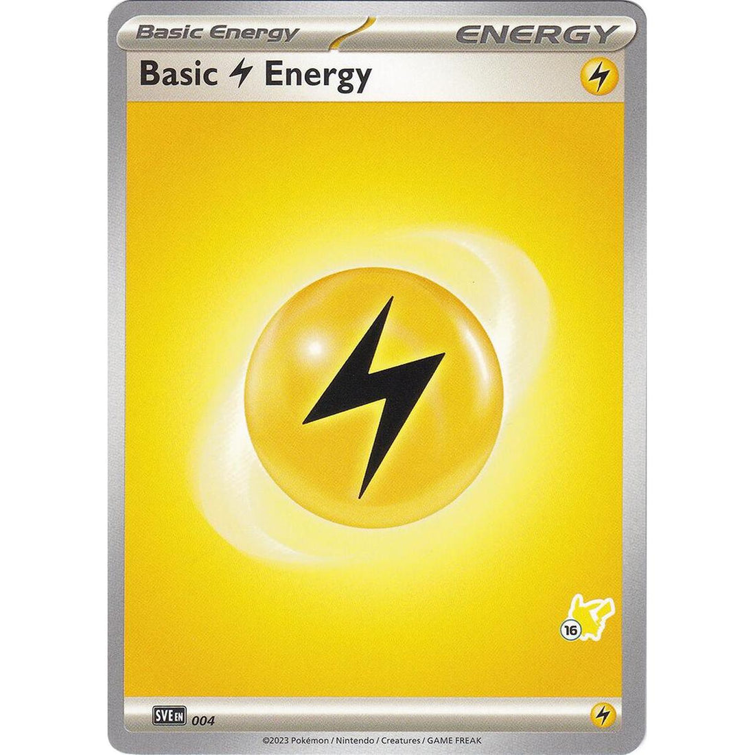 Basic Lightning Energy - Pikachu 16