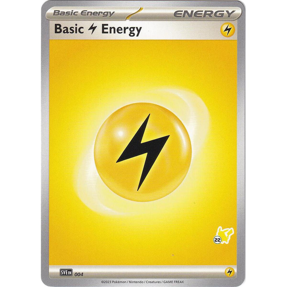 Basic Lightning Energy - Pikachu 22