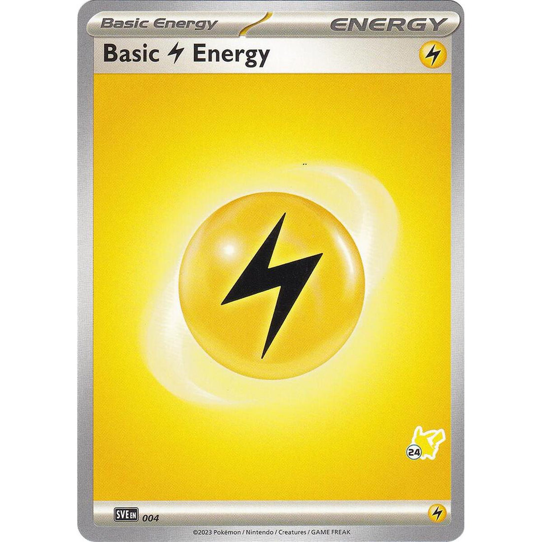 Basic Lightning Energy - Pikachu 24