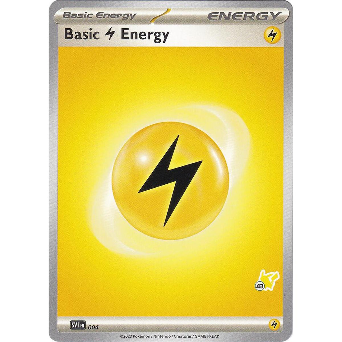 Basic Lightning Energy - Pikachu 43