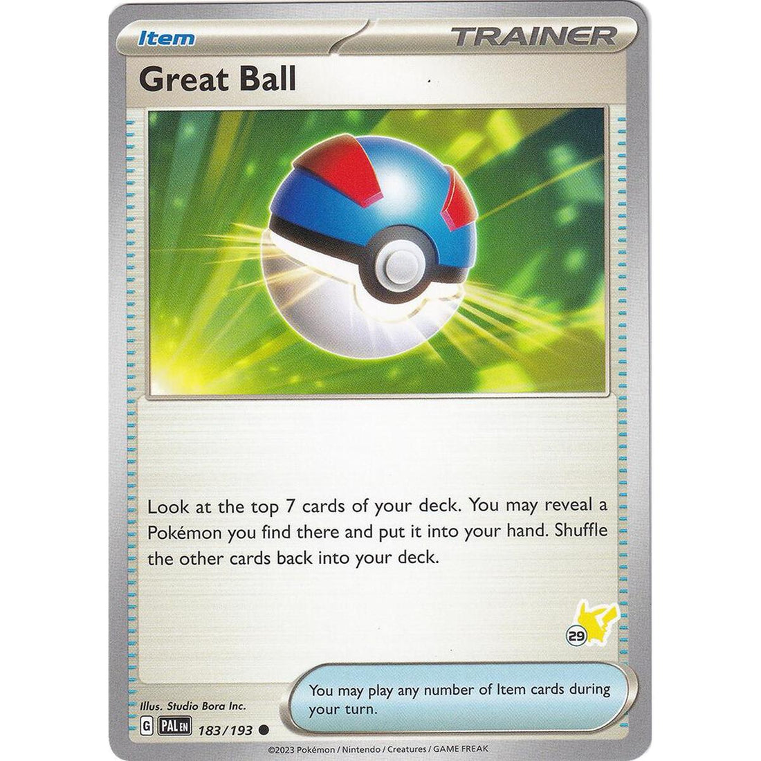 Great Ball - Pikachu 29