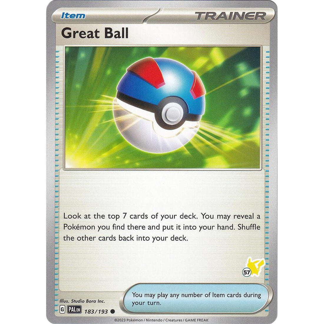 Great Ball - Pikachu 57