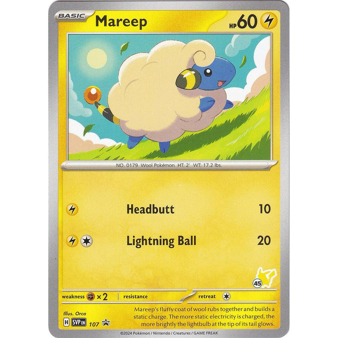 Mareep - Pikachu 45