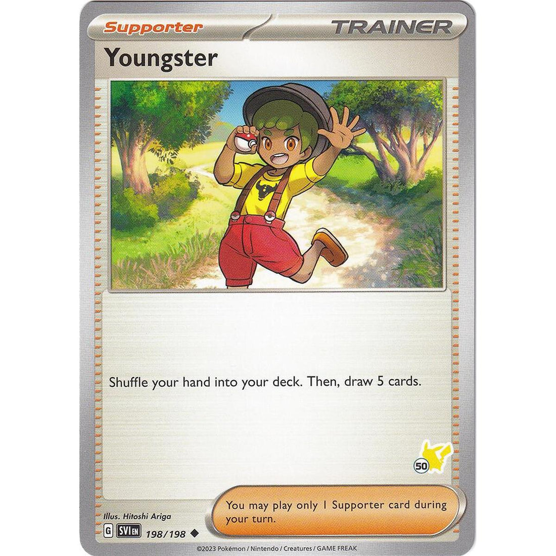 Youngster - Pikachu 50