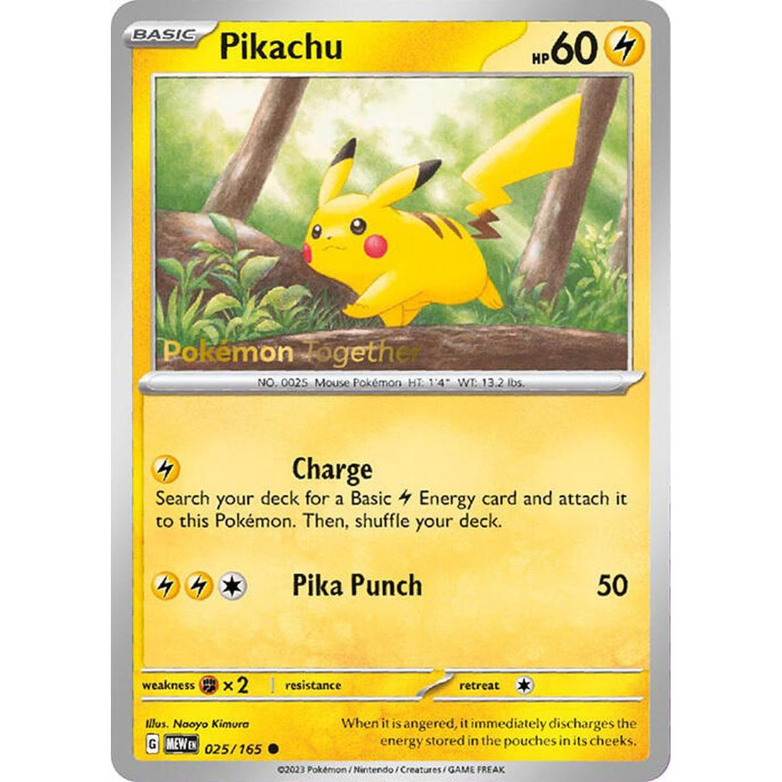 Pikachu - 025/165 (Pokemon Together)