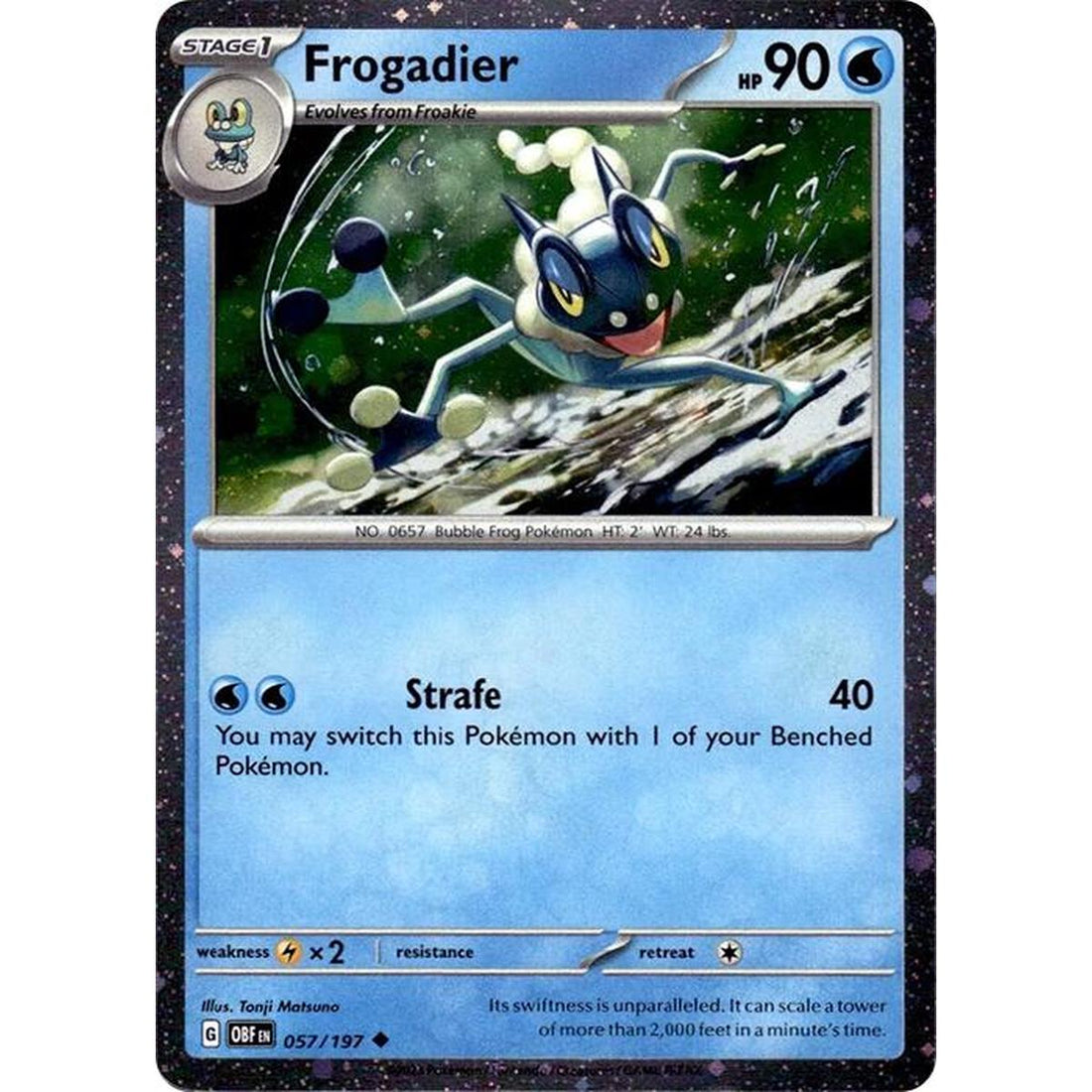 Frogadier - 057/197 (Cosmos Holo)
