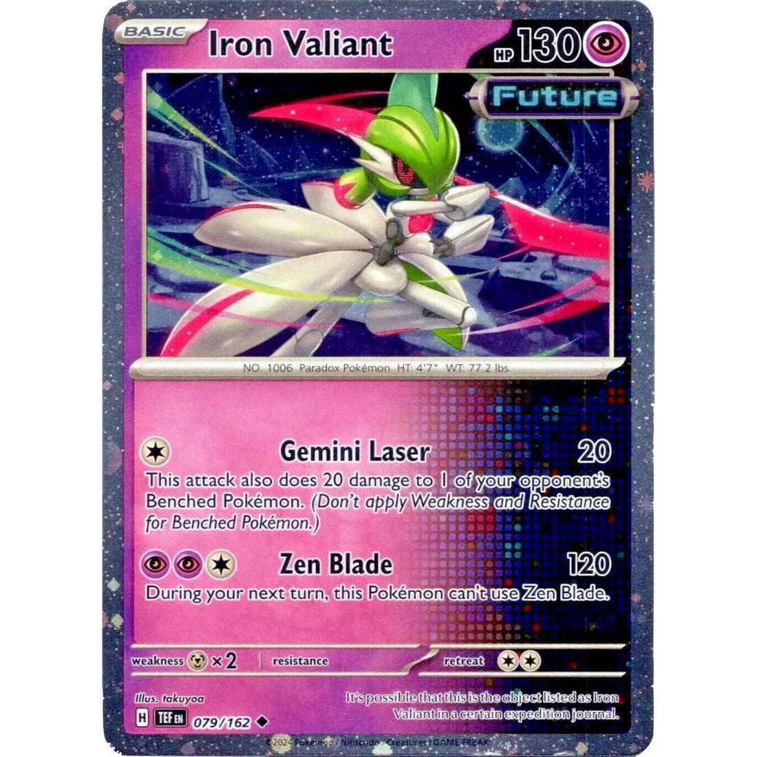Iron Valiant - 079/162 (Cosmos Holo)