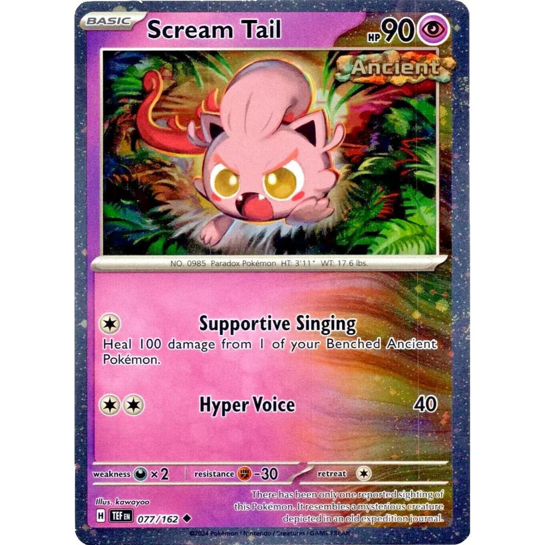 Scream Tail - 077/162 (Cosmos Holo)