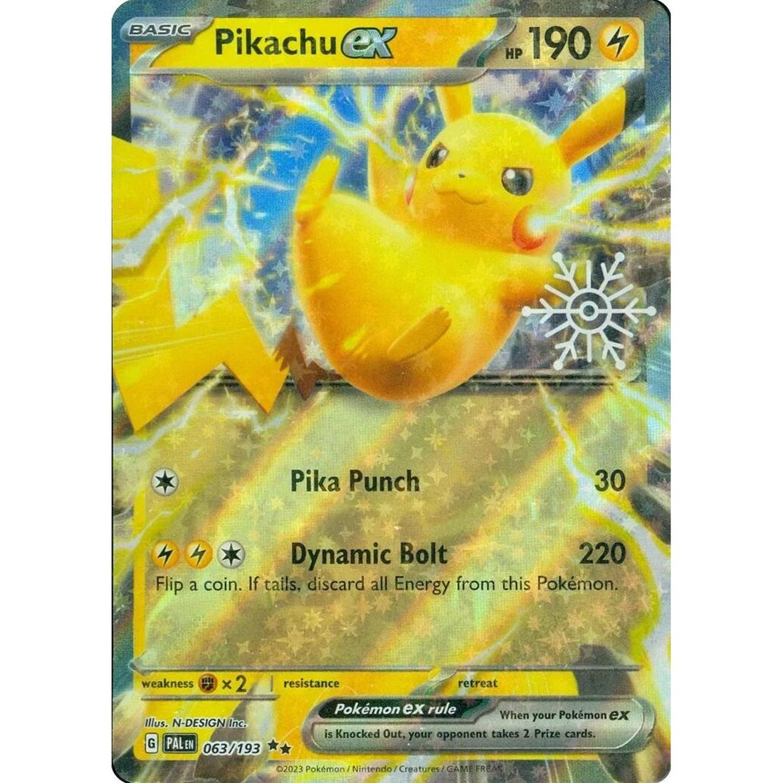 Pikachu ex (Holiday Calendar)