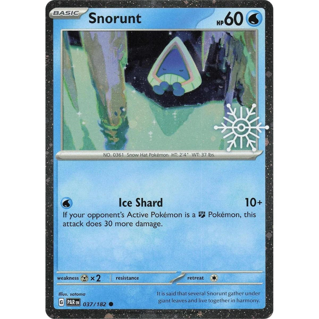 Snorunt - 037/182 (Holiday Calendar)