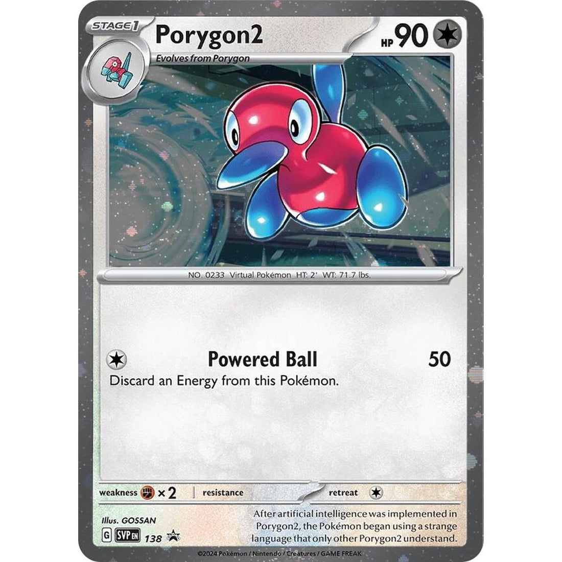 Porygon2 - 138 (Cosmos Holo)