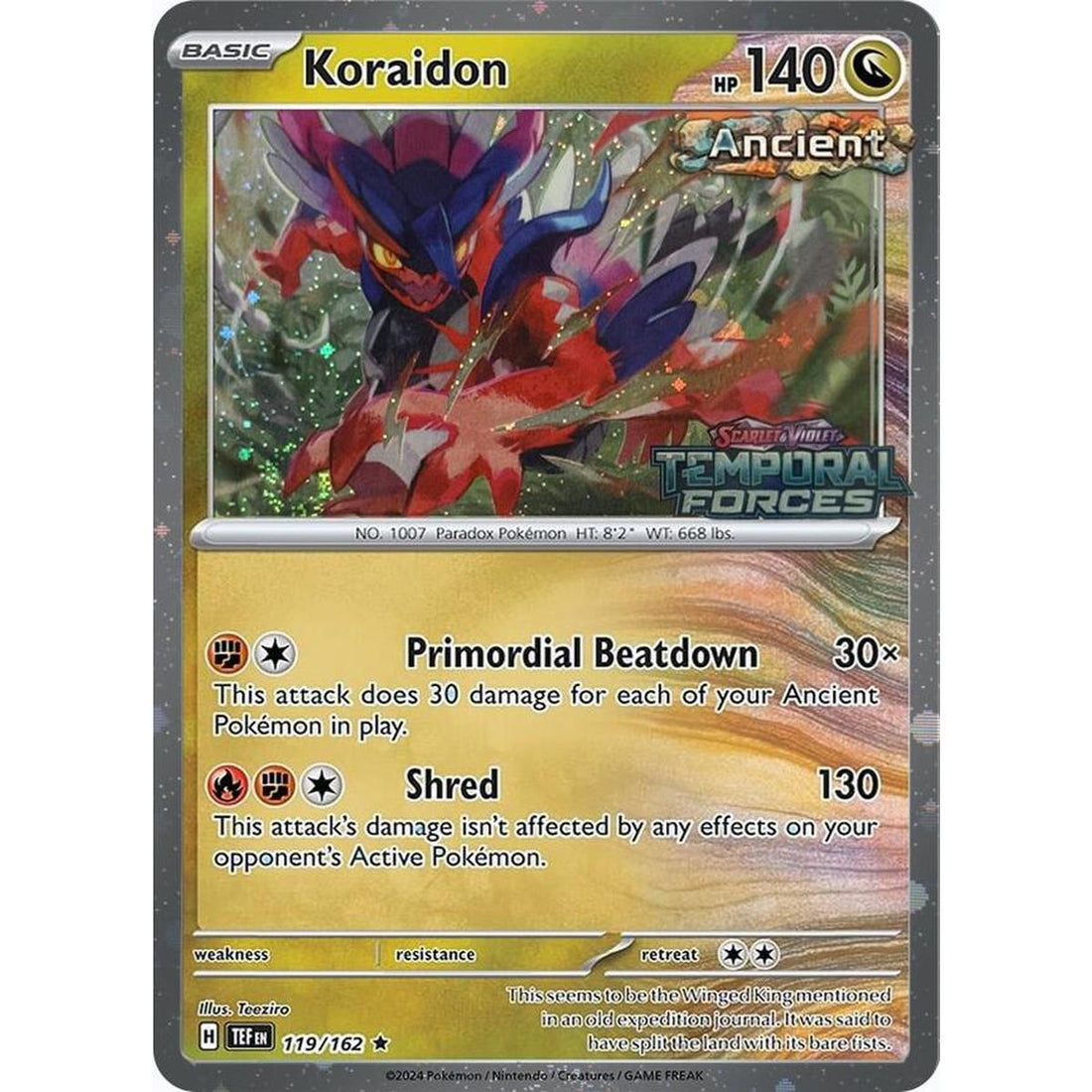 Koraidon - 119/162 (European Promo)