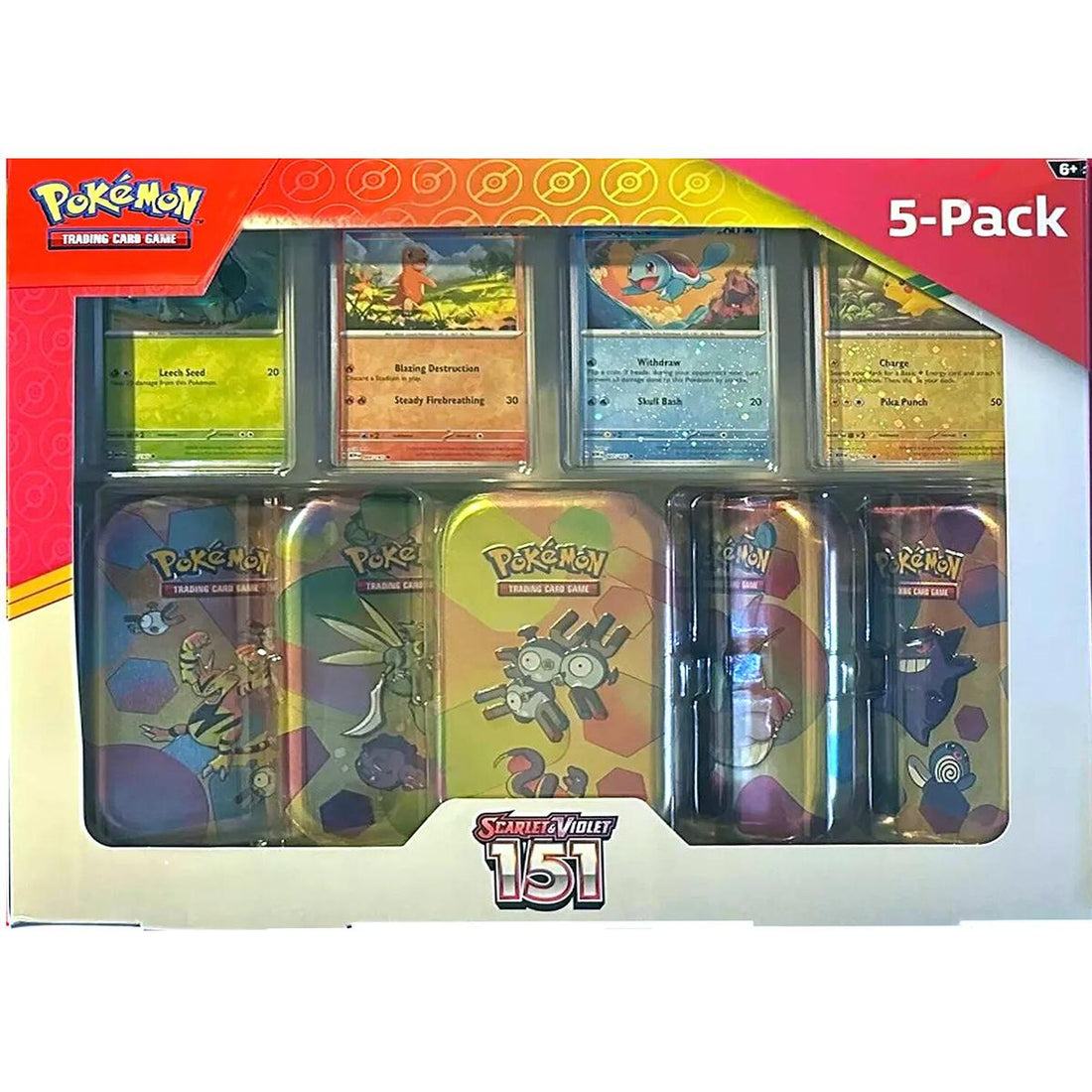 Costco Pokemon Scarlet & Violet 151 Mini Tin 5-pack (Magneton)