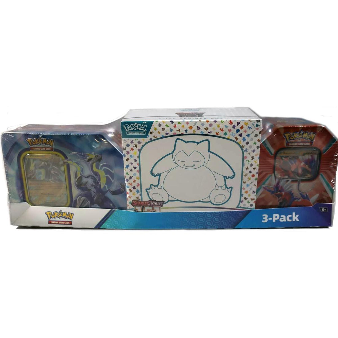 Costco Pokemon Collector 3-Pack: Scarlet & Violet 151 ETB + Paldea Legends Tins